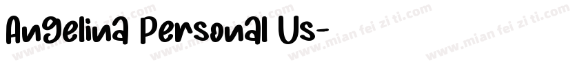 Angelina Personal Us字体转换